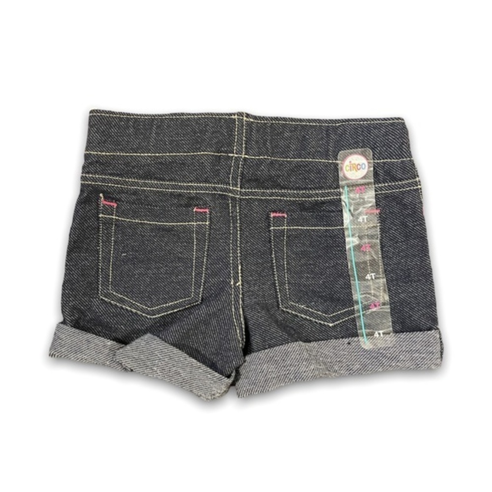 5 for $25 ❄️ Circo Denim Shorts Blue Girls 4T NEW - Picture 2 of 4